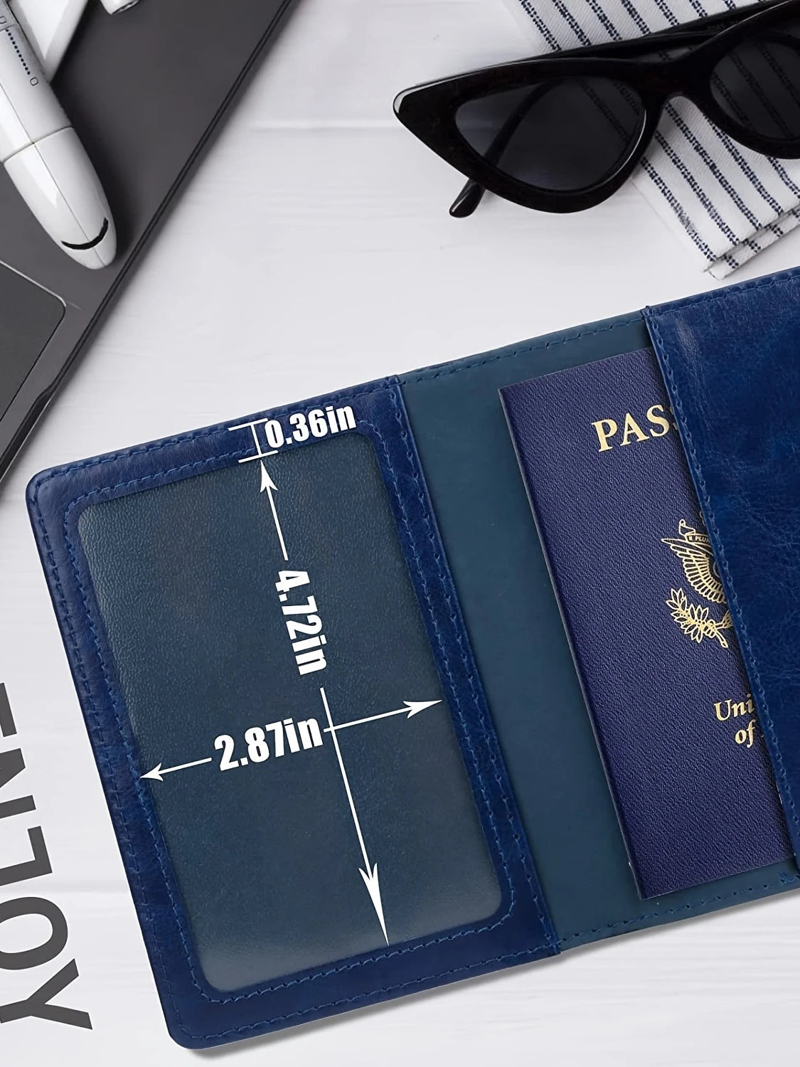Passport Holder 👍 (Wallet Cover) 🎁 Travel Essentials 🚙 RFID Blocking💯 Leather Style!✅