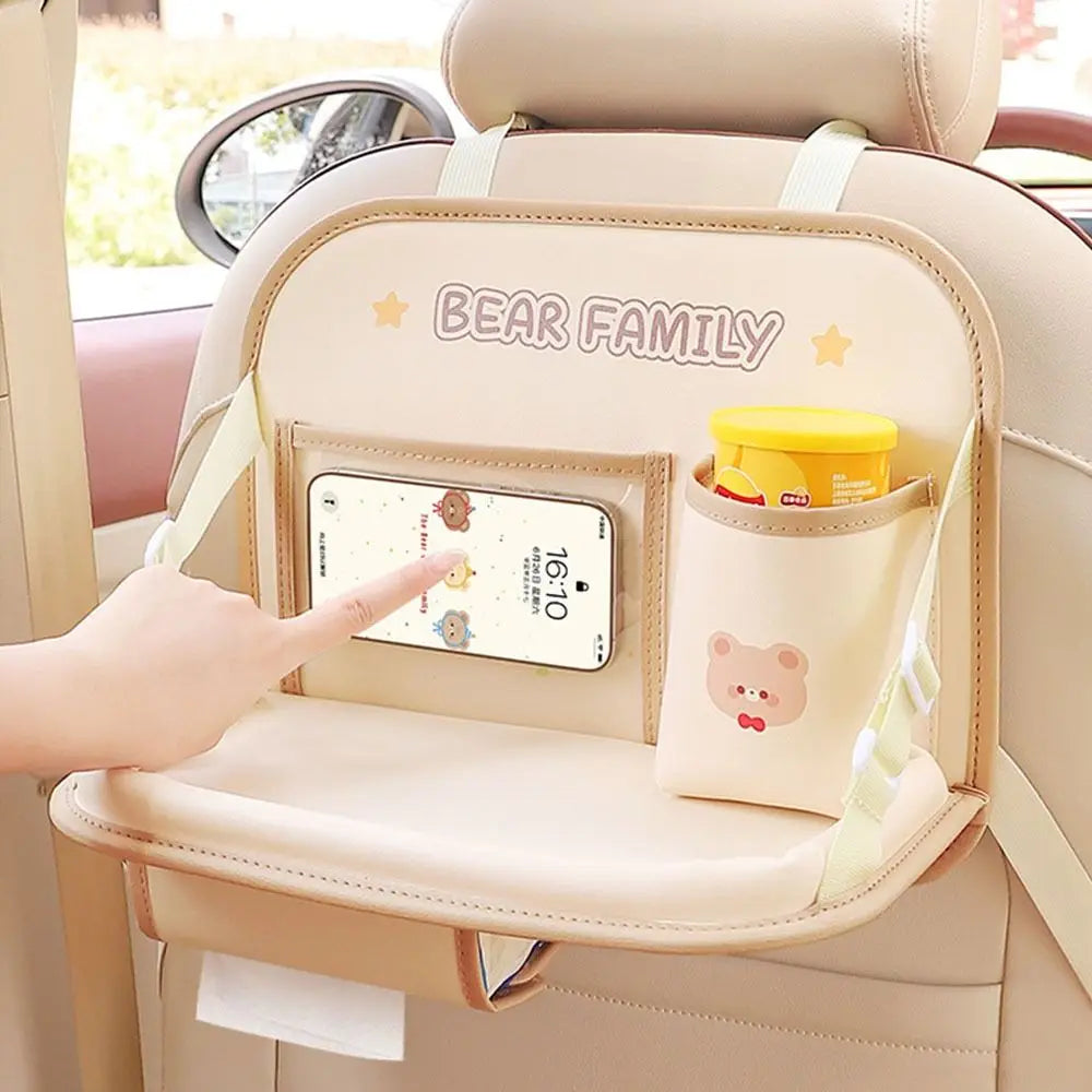 Food Tray Car Back Seat Tray Folding Save space Foldable Car Backseat Table Durable Waterproof Car Work Dining Table