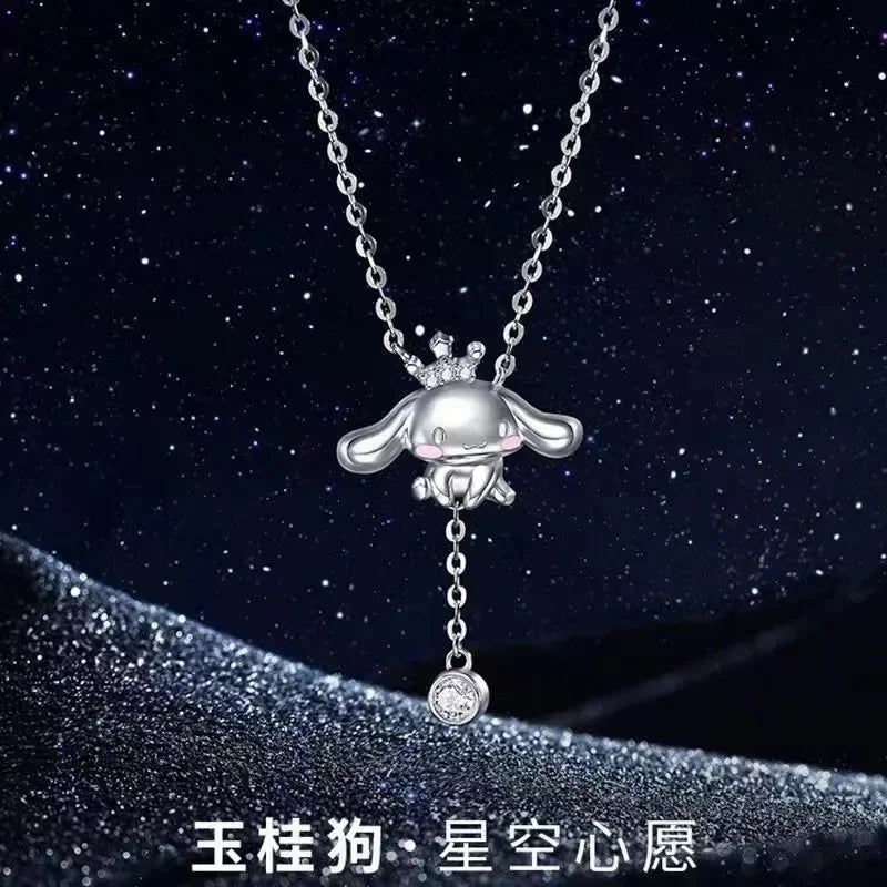 Chain Necklace Anime Cartoon Fashion Ladies Jewelry Women Necklace Pendant Decoration Girls Birthday Gifts
