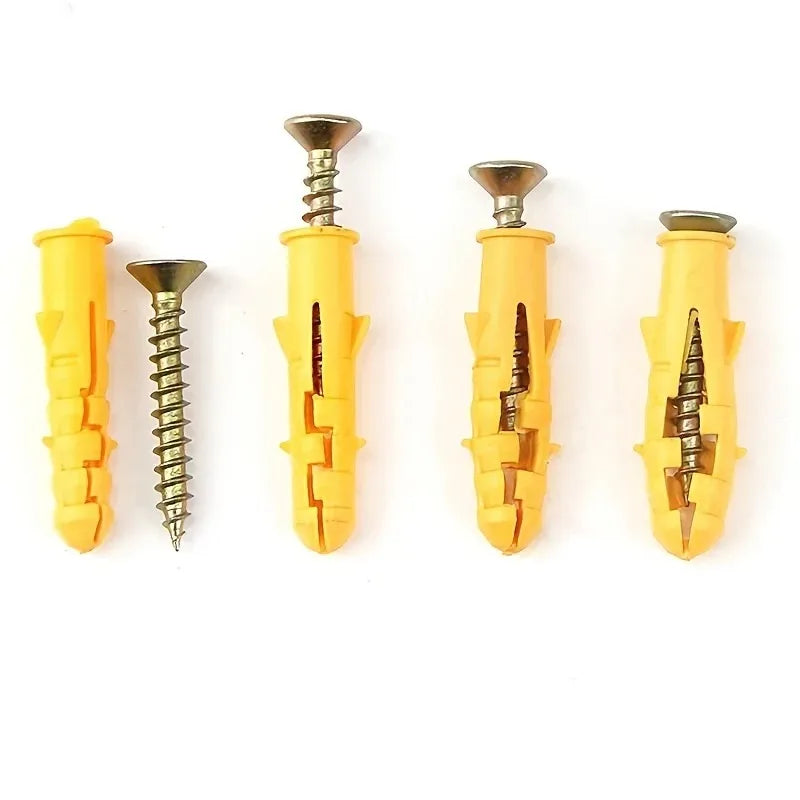 Drywall Anchor & Screw Assortment Kit - M6 & M8 Galvanized Screws