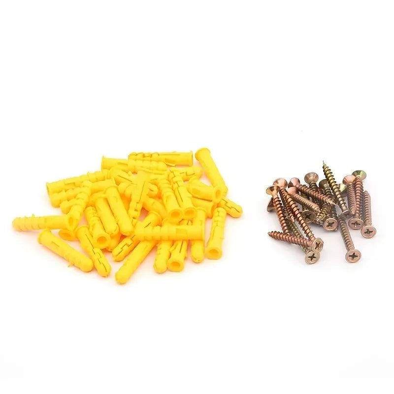 Drywall Anchor & Screw Assortment Kit - M6 & M8 Galvanized Screws