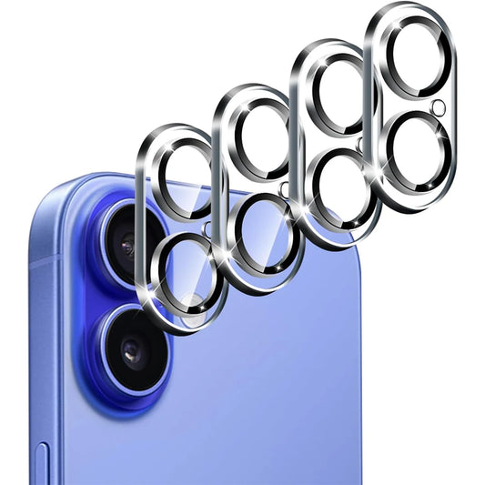 4PCS Camera Lens Screen Protector Cover for iPhone 16 Plus Pro 16Plus iPhone16 Tempered Glass Protection Film Phone Accessories