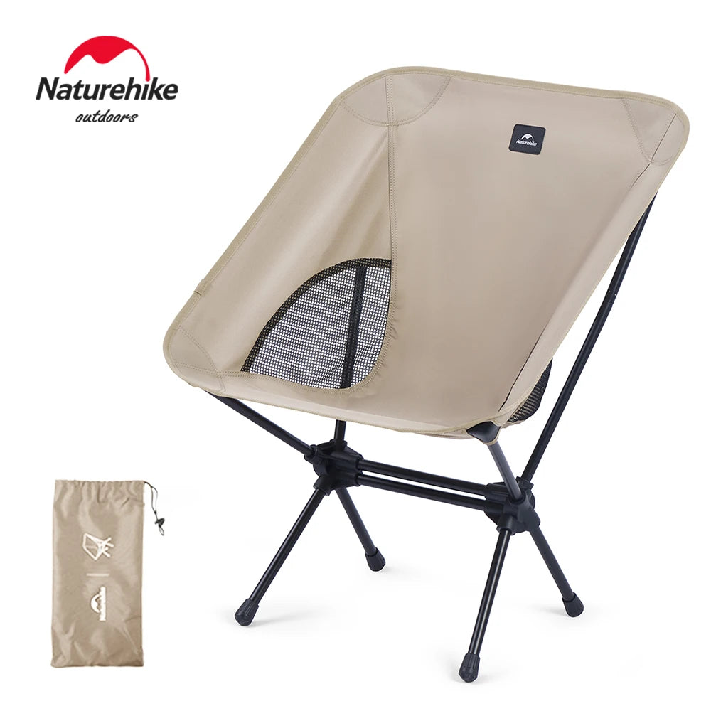 Naturehike Camping Chairs Outdoor Folding Moon Chair Portable Travel Picnic Chair Lightweight Relax Chair L01 Chair Hiking
