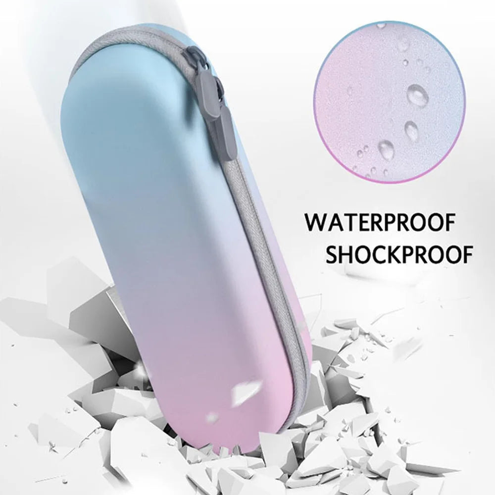 Electric Toothbrush Travel Accessories - Portable Storage Box with Accessory Compartment - Shockproof Storage - Includes Toothbr