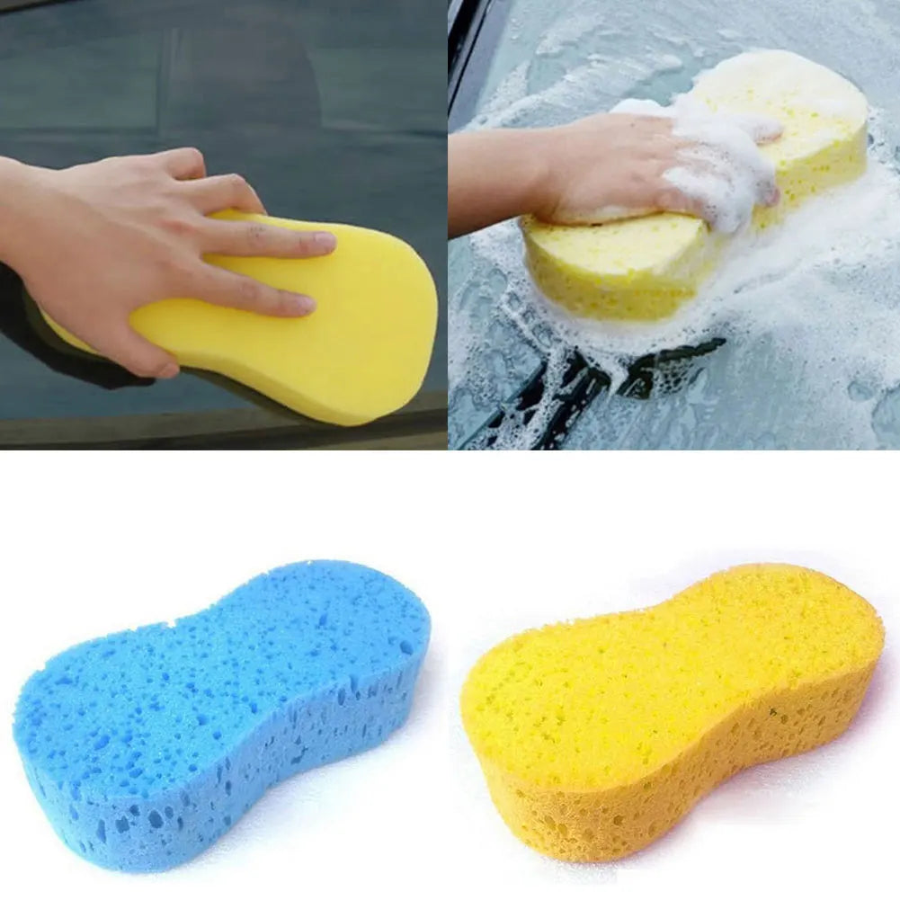 4pcs/set Random Color Clean Wash Sponge Foam Multipurpose Cleaner Washing Tools Home Supplies for Car Kitchen Bathroom Cleaning