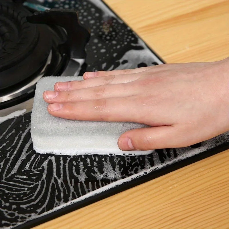 Double-sided multi-function kitchen cleaning sponge effective dishwashing and pot scrubbing pads are easy to rinse and reusable