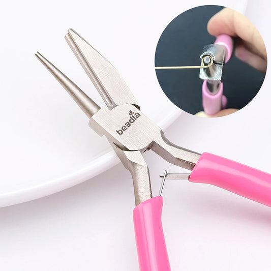 Professional Jewelry Pliers Beading Pliers Jewelry Repair Pliers Wire Wrapping Tool Craft Supplies for DIY Jewelry Making and Cr