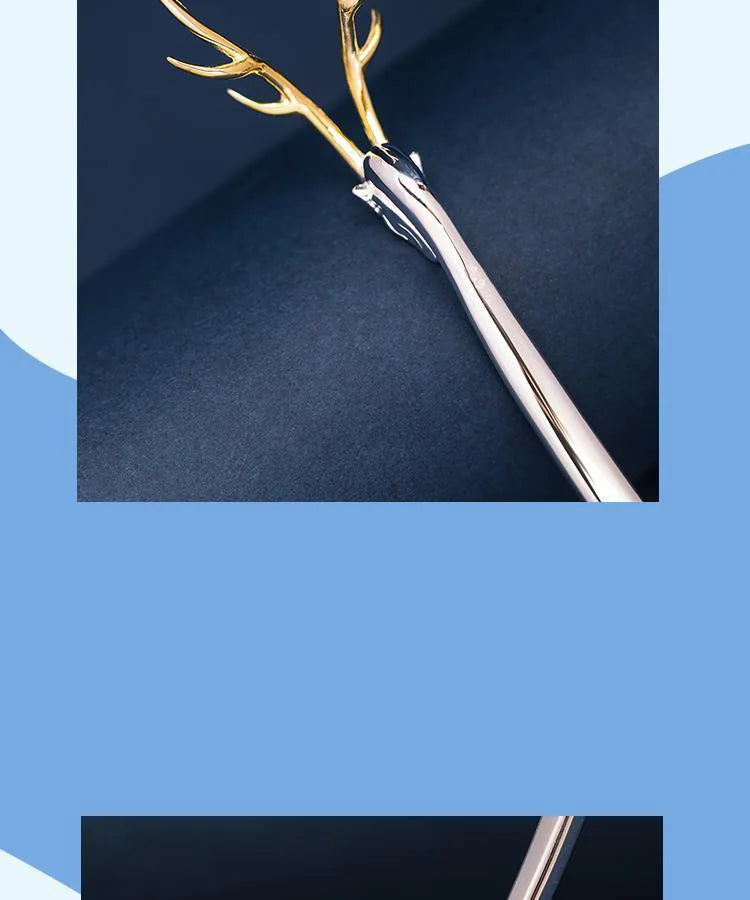 New Antlers Hairpin Female Design Fashion Exquisite Wild Hair Accessories  Christmas Day Headdress Simple Hair Pins For Women