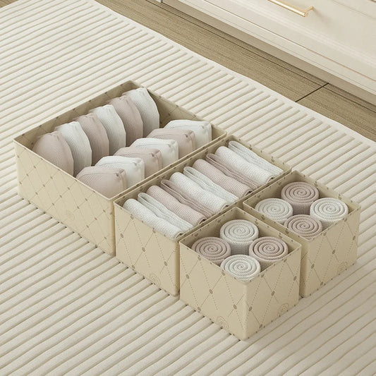 Wardrobe Organizer Clothes Organizer For Underwear Socks Pants Clothes Storage Box Cabinet Organizers Drawer Storage T-Shirt Box