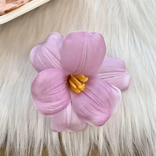 Cloth Simulation Flower Hair Clip Bohemian Style Korean Style Tulip Flower Hairpin Seaside Vacation Headwear