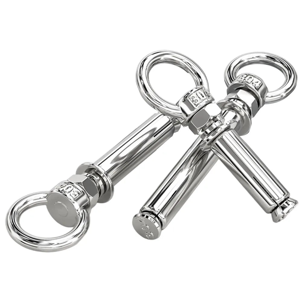 Eye Screws 304 Stainless Steel Construction Sites 100mm 15 Sizes Available Complete Size Range Lengthened Design