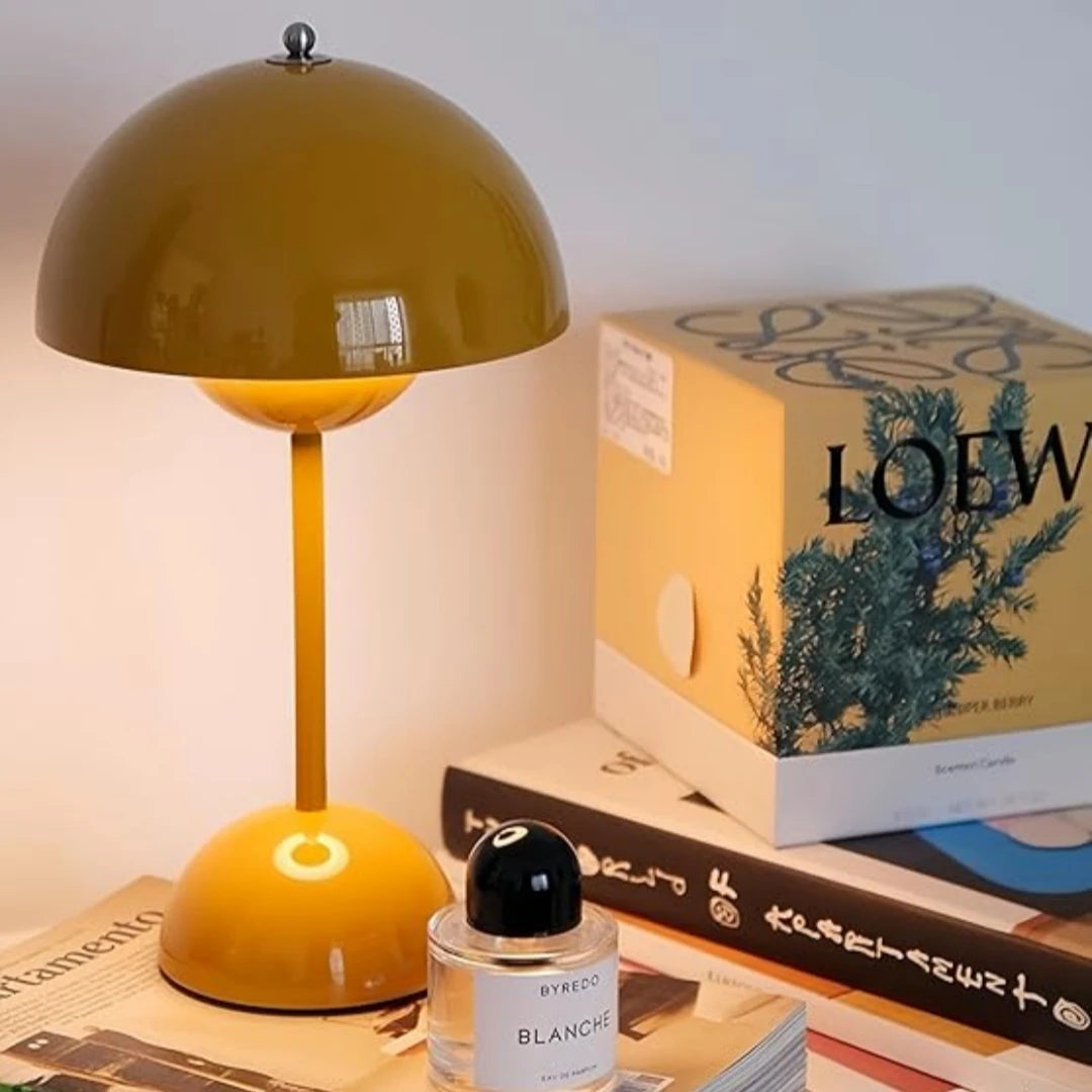 Rechargeable flower bud table lamp, ambient lamp, bedroom modern simple and atmospheric table lamp, decorative lamp (Free Shipping) 💝💖🌹 (Free Shipping) 💝💖🌹