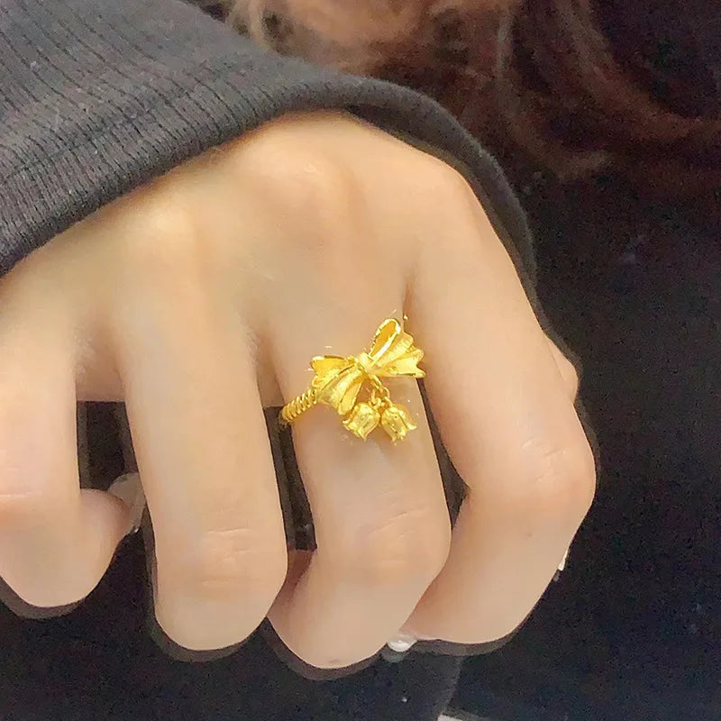 Radiant Silver Filled Ring Highlighted by Melee Gems