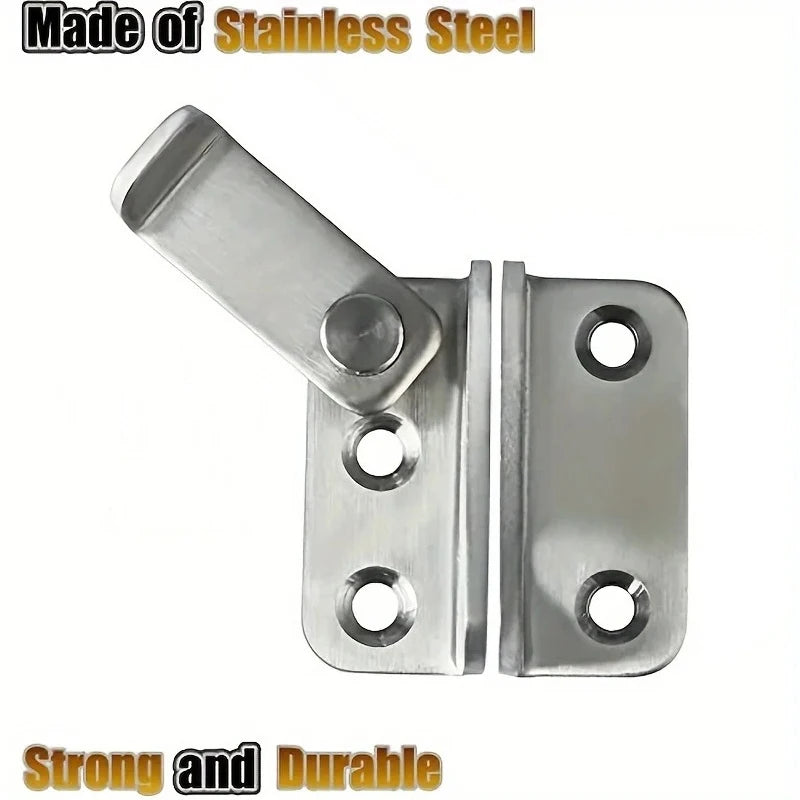 1pc Flip Latch Gate Latches Slide Bolt Latch Safety Door Lock Catch For Barn Cabinet Pet Cage Garden Bathroom Garage Window Slid