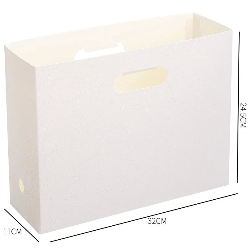 Office Document File Storage Box Folding Desktop Organizer Multi-functional Books Sundries Sorting Storage Rack Office Supplies