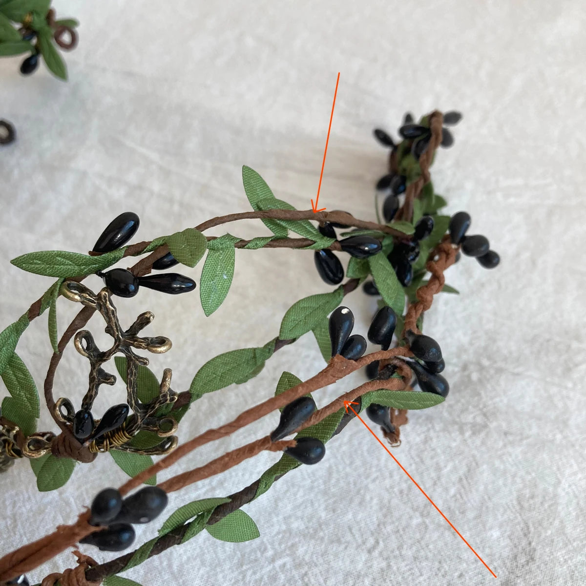 Fairy Crown Elf Tiara Crown For Women Wedding Tiara Bride Flower Girl Crown Fairy Costume Circlet Floral Hair Wreath Renaissance