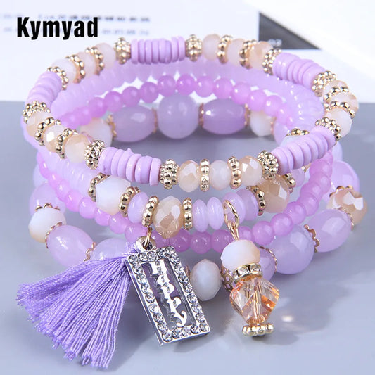 Trendying Products Boho Bracelets Woman Fashion 2023 Bracelets for Women Glasses Stone Bracelet Jewelry Christmas Gift