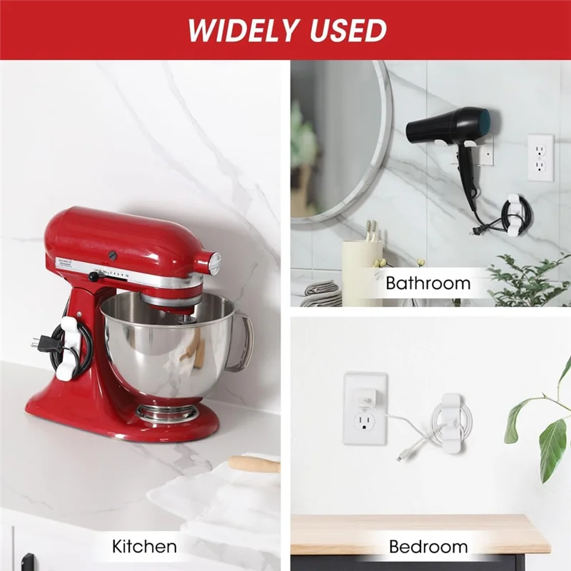 Emption!Kitchen Cord Organizer Adhesive Cord Organizer Suitable For Organizing Household Electrical Wires