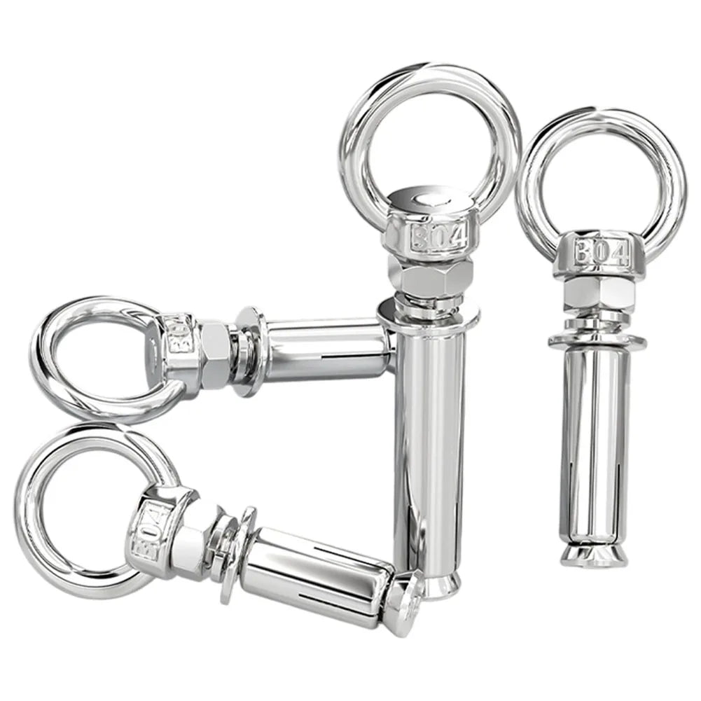 Eye Screws 304 Stainless Steel Construction Sites 100mm 15 Sizes Available Complete Size Range Lengthened Design