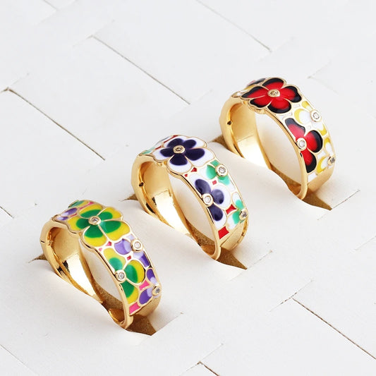 Trendy and Attractive Gold Filled Floral Rings (Floral Collection)