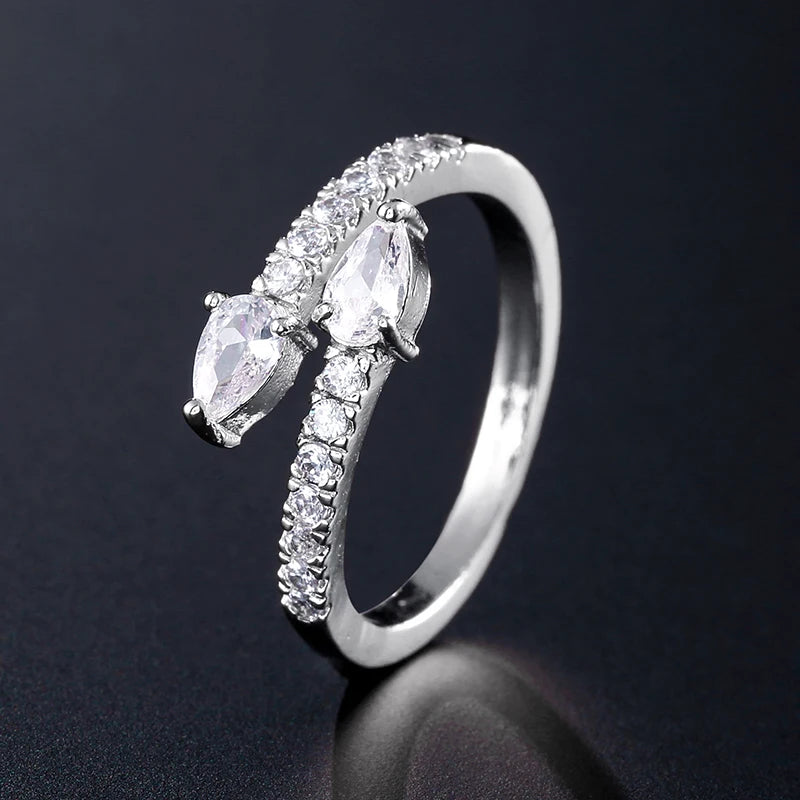 Gorgeous Gold Filled Ring with Melee Gems