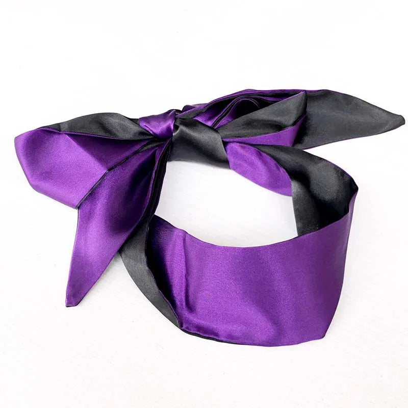 Erotic Eye Mask Self Bondage Savour Eye Patches Cute Blindfold Silk Ribbon Satin Silk Sleep Mask Sexy For Women Gift 1.5M