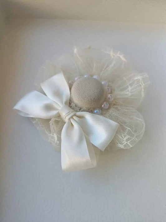 Pet Hair Clip Fashion  Bow Hat Hairpin Puppy Photography Wedding Accessories Hat Headwear Hairpin Puppy Dog Supplies