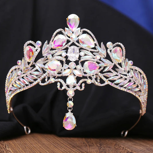 Luxury Wedding Crown for Bride Tiaras Rhinestone Hair Jewelry Gifts Crystal Hair Accessories Women Headband Bridal Headwear (Free Shipping) 💝🌹💖