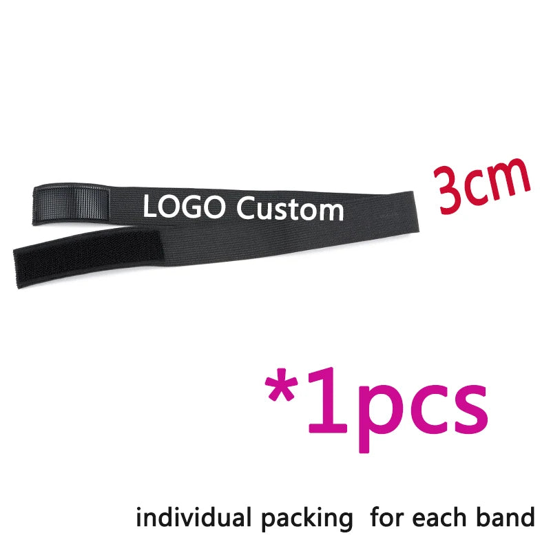Elastic Bands For Wig With Logo Customize 1Pcs Lace Melting Band 2.5/3/3.5/4cm Wig Band For Melting Lace Lay Edges Soft Band