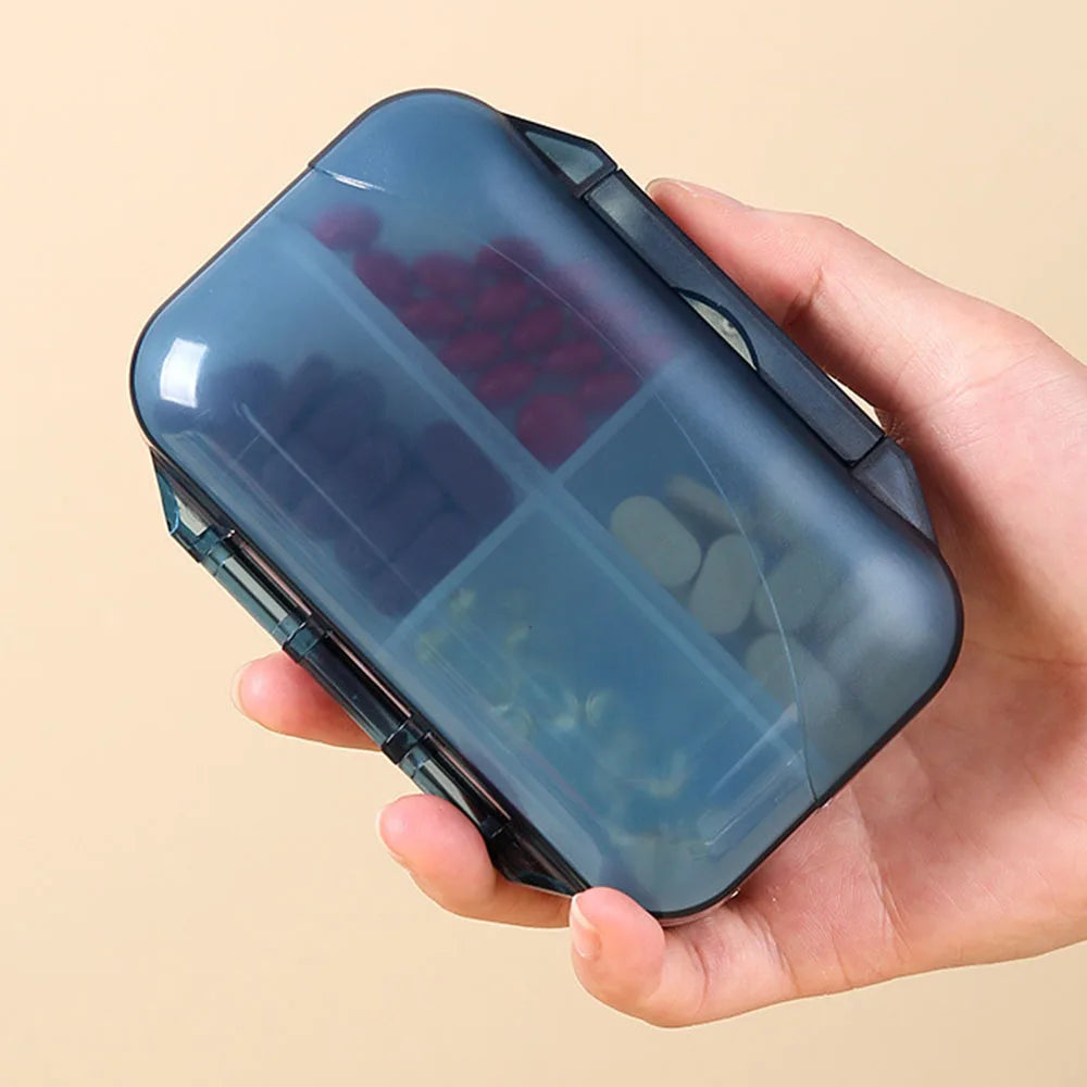 Органайзер Organizador Pill Storage Box Portable Medicines Dispenser Large Sealer Travel Tablet Storage Case Container Organizer