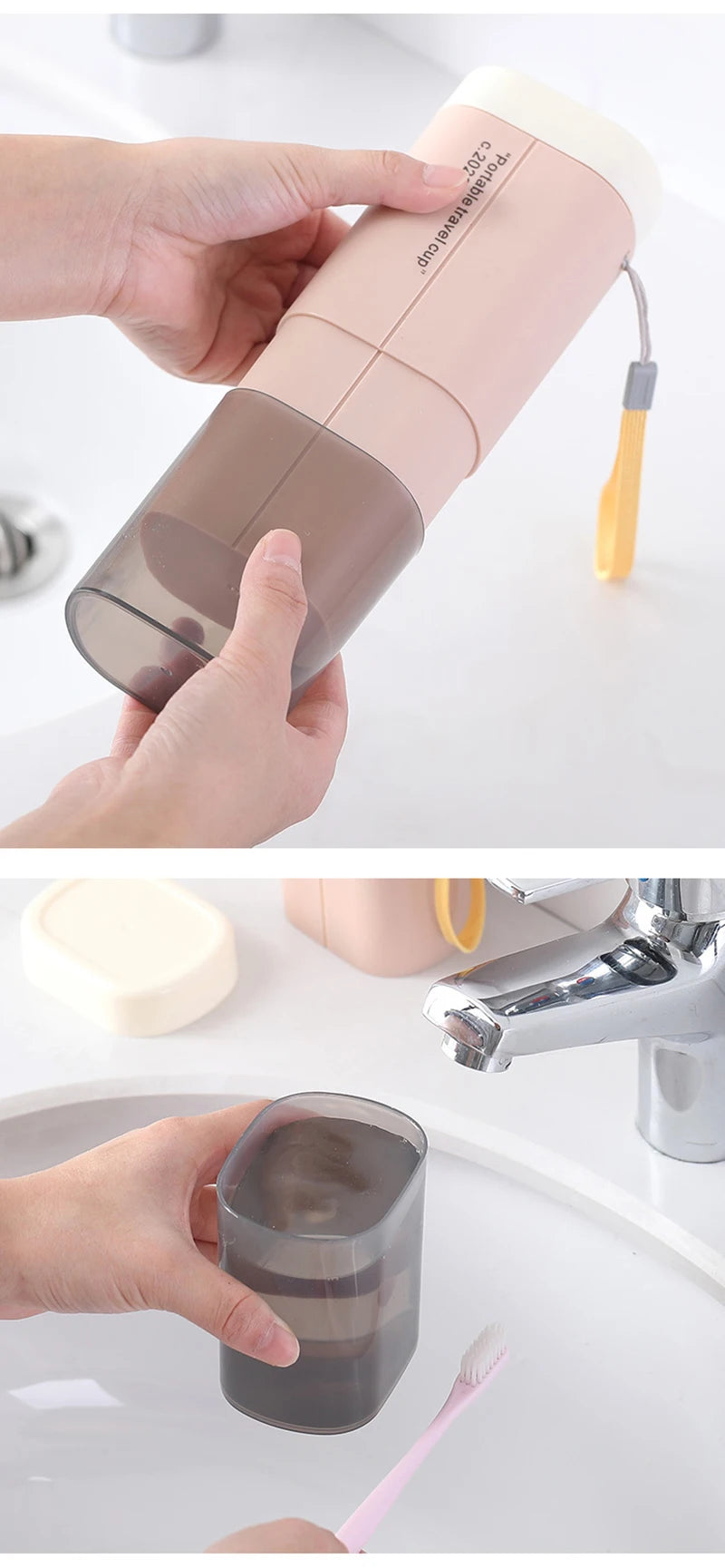 Travel Portable Toothbrush Storage Case Box Toothbrush Holder Cover Wash Cup Toilet Storage Box Bathroom  Accessorie