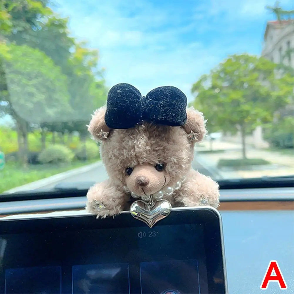 Car Internet Celebrity Accessorie Used For Car Gear Shift Decoration Cute Turn Signal Dolls Wiper Dolls Rearview Mirror Ornament