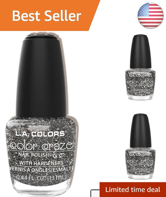 Glamorous Sparkling Diamonds Nail Polish 0.44Oz - Smudge Proof & Elegant Finish