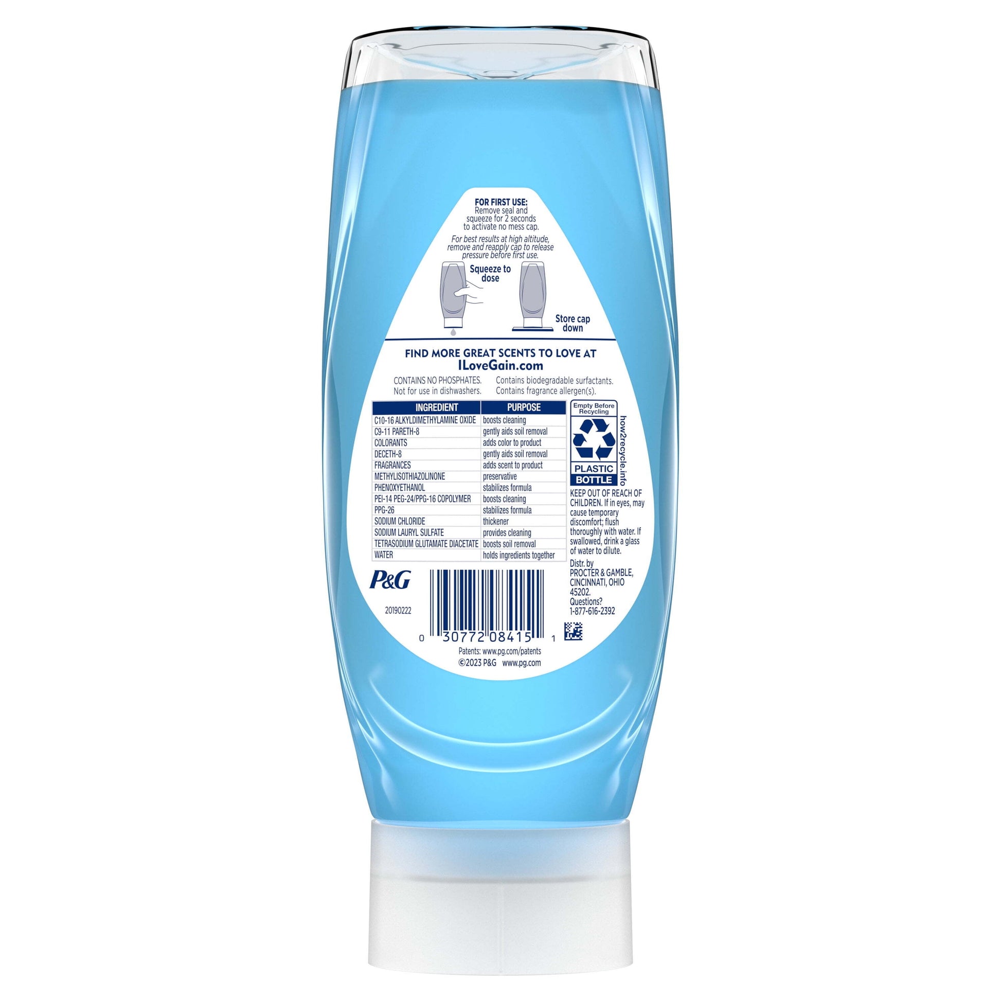 Ez-Squeeze Dishwashing Liquid Dish Soap, Honeyberry Hula, 14.7 Fl Oz