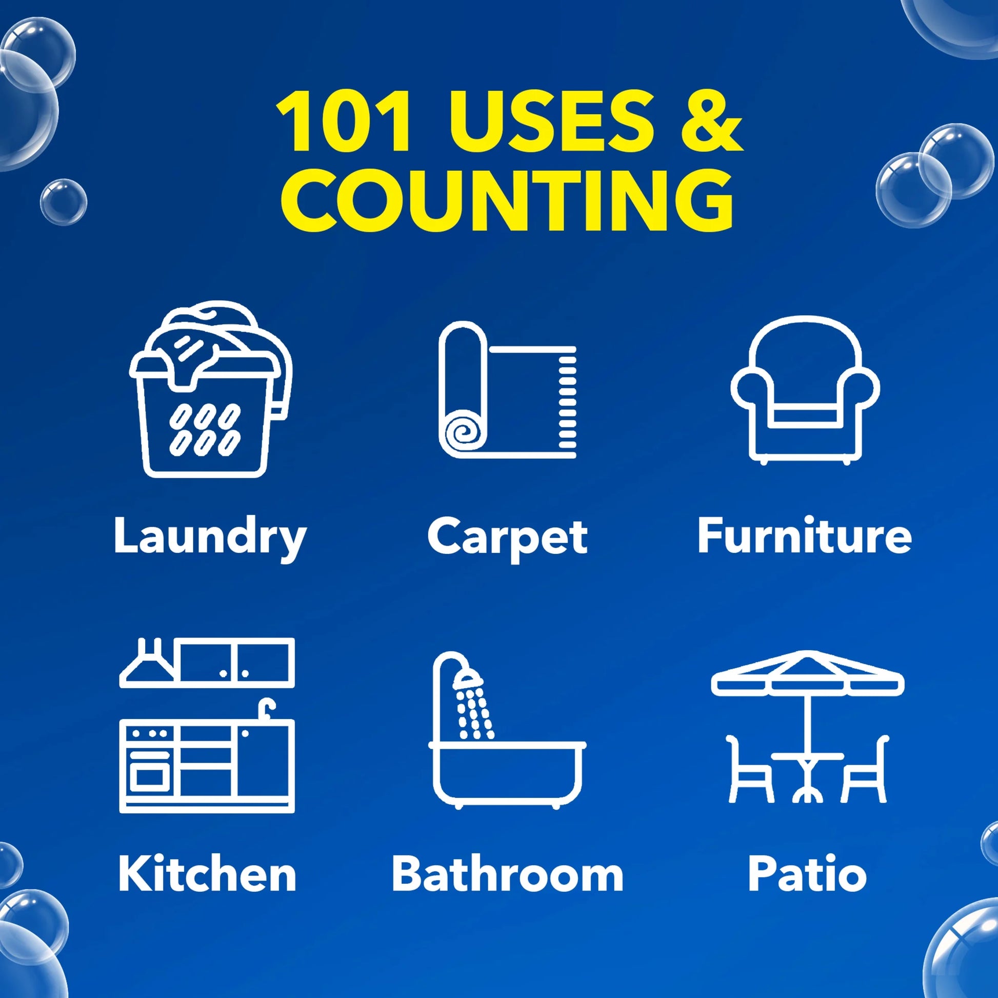 Free Versatile Home and Laundry Stain Remover Powder, No Dyes or Perfumes, 3 Lb