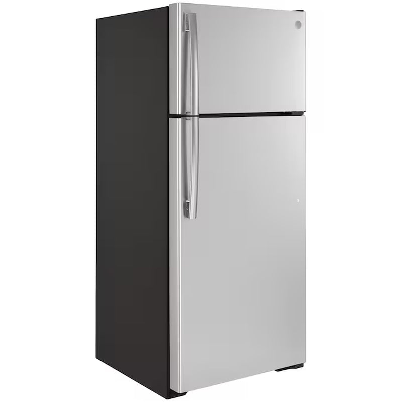 17.5-Cu Ft Standard-Depth 28-In Wide Top-Freezer Refrirator ( Stainless Steel )