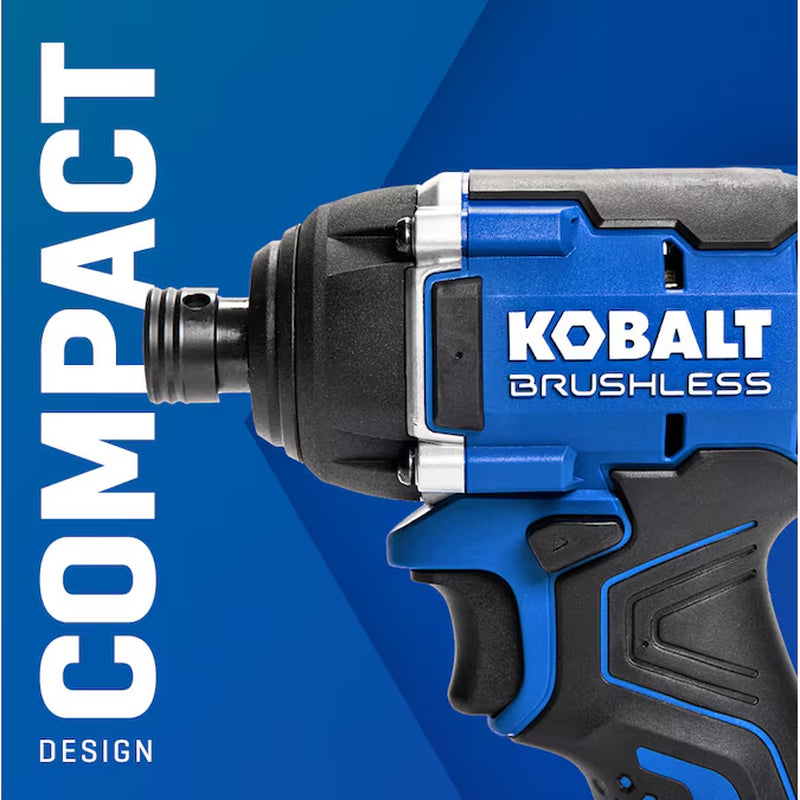 24-Volt 1/4-In Brushless Cordless Impact Driver (Battery Included and Charger Included and Soft Bag Included)