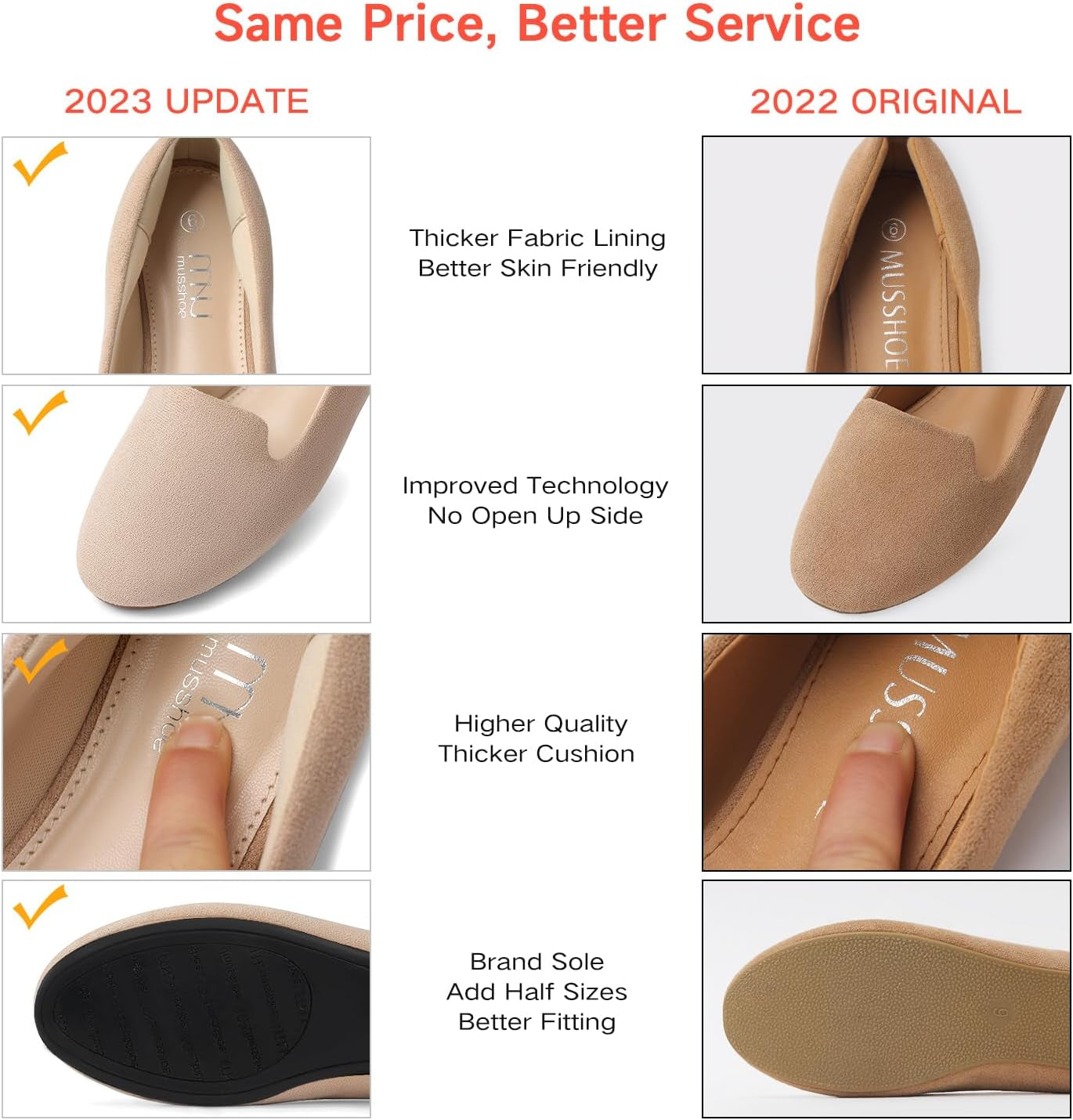 Comfortable Casual Women'S Flats：Round Toe Loafers for Women：2025 Dressy Ballet Flats for Working Women Aged 25-50 Business Office Walking Wedding