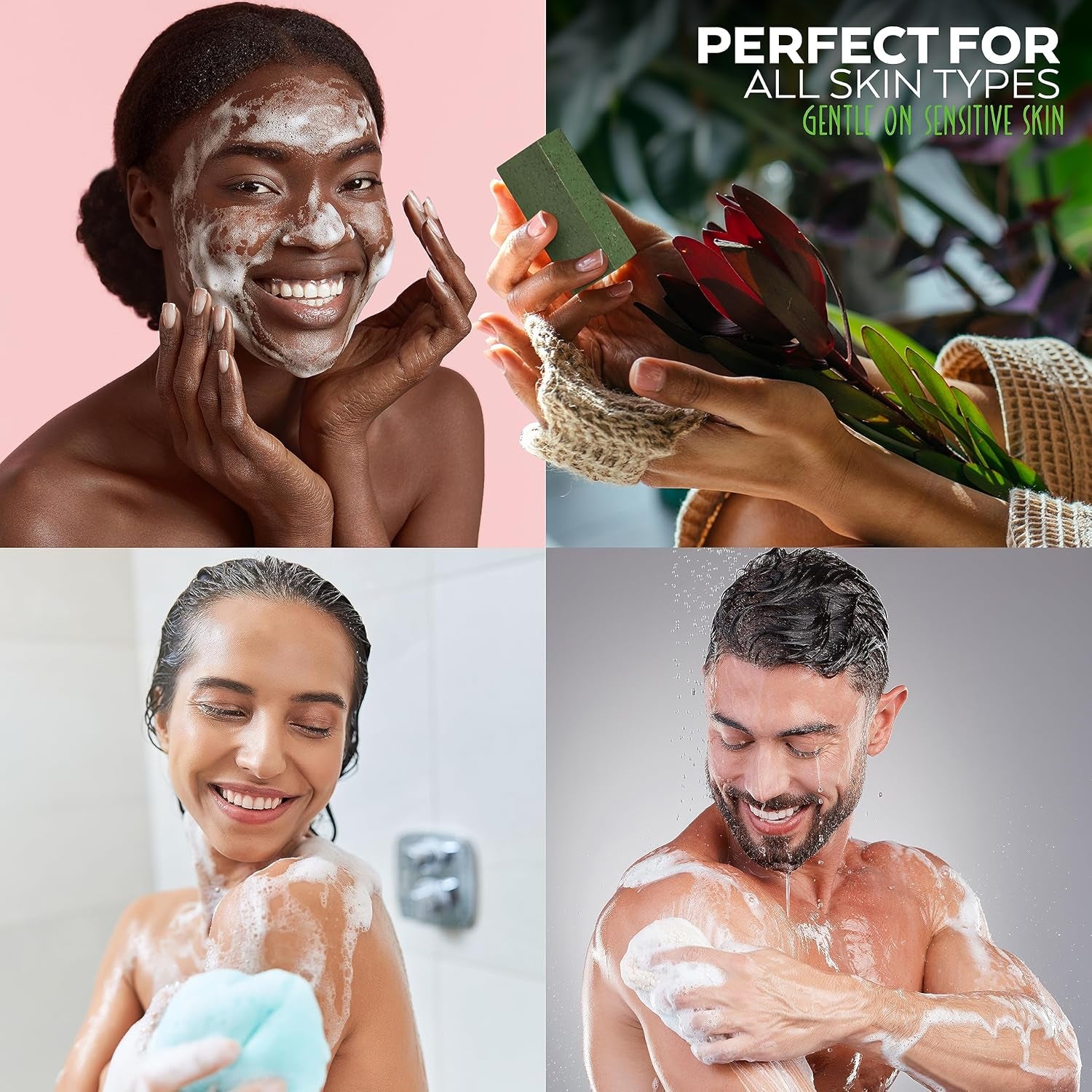 Dead Sea Mud and Neem Soap - with Organic Shea Butter & Olive Oil. a Wonderful Neem Face Wash for All Skin Types. Handmade Soap - Made in USA. 4.5 Oz Bar