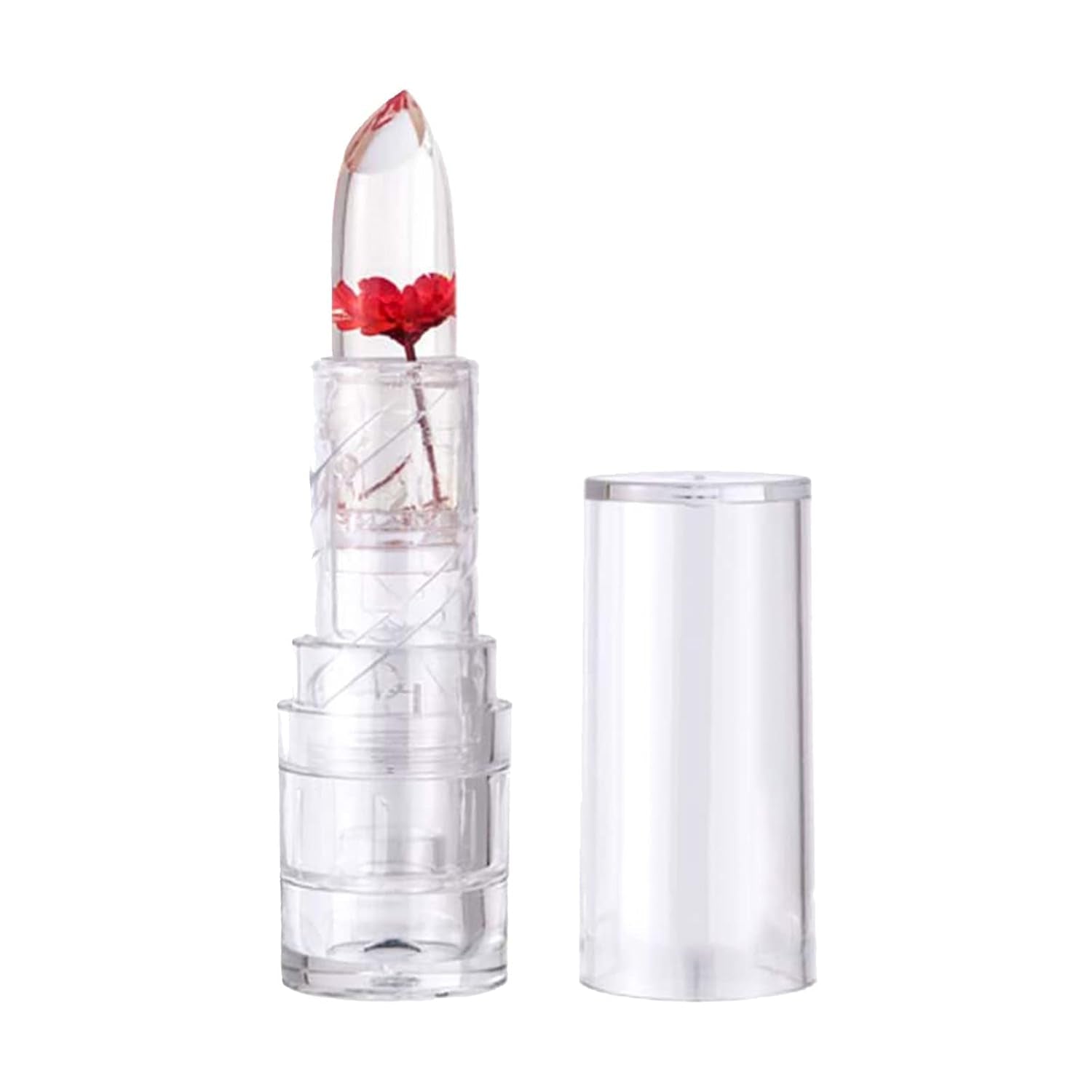 Tinted Lip Balm Flower Moisturizing Lipstick Moisturizing Lipstick Jelly Flower Lipstick Lip Balm Hydrating Moisturizing Hydrating Dry Cracking Sheer Lip Gloss