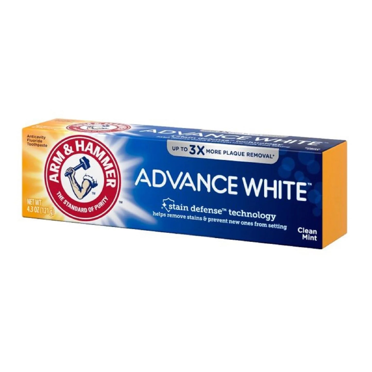 Arm and Hammer Advance White Toothpaste, Fresh Mint, 4.3 Oz