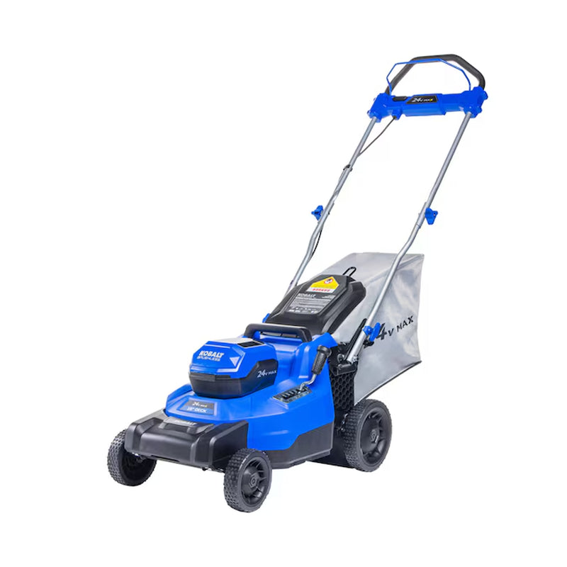 24-Volt, 16-In Push Battery Walk Mower with (Battery and Charger Not Included)