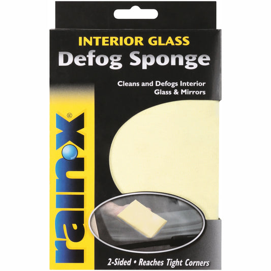 Rain-X Microfiber Glass Defogging Sponge for Window and Mirror, Blue and Yellow, 1Pk, 45116X
