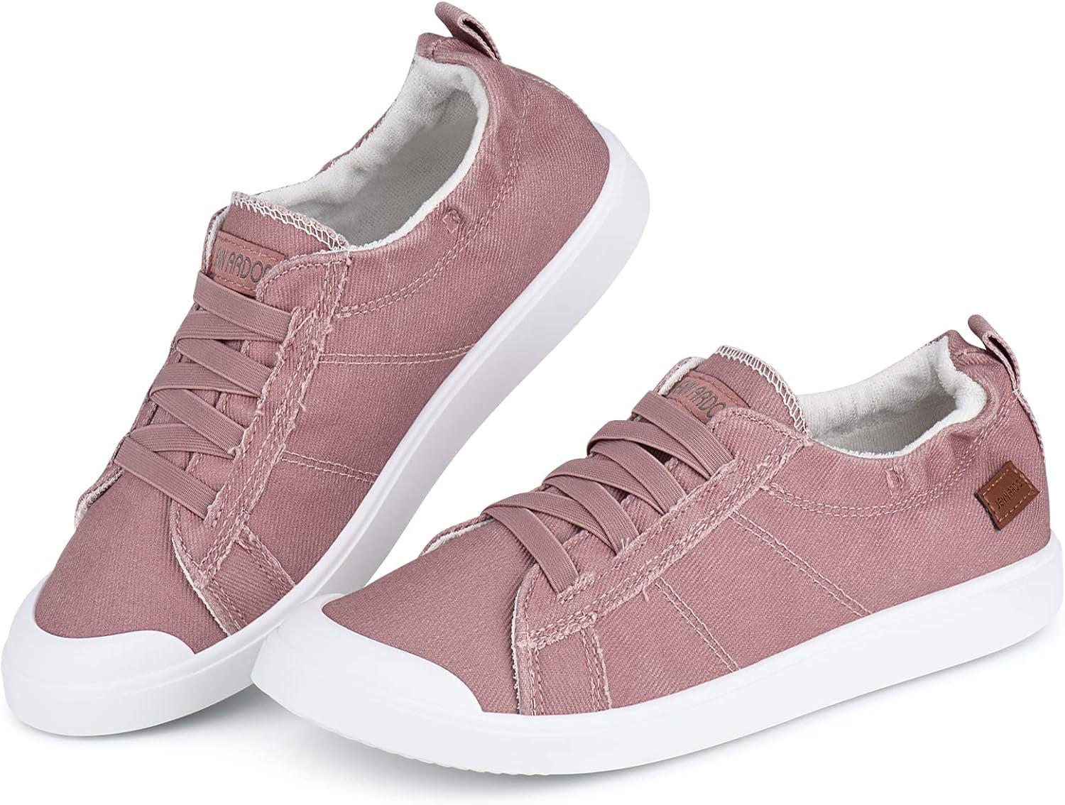 Womens Shoes Slip on Canvas Sneakers Fashion Comfortable Low-Top Casual Walking Shoes