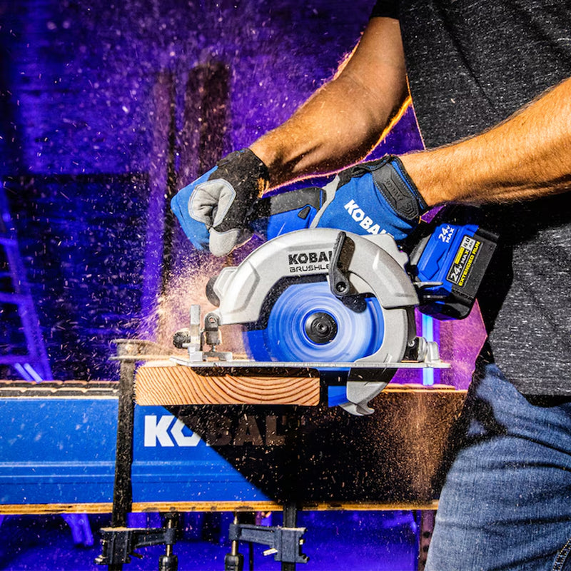 24-Volt 6-1/2-In Brushless Cordless Circular Saw (Battery Not Included and Charger Not Included)