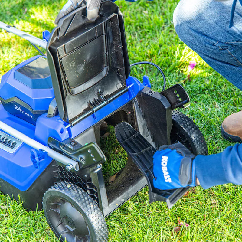 24-Volt, 16-In Push Battery Walk Mower with (Battery and Charger Not Included)
