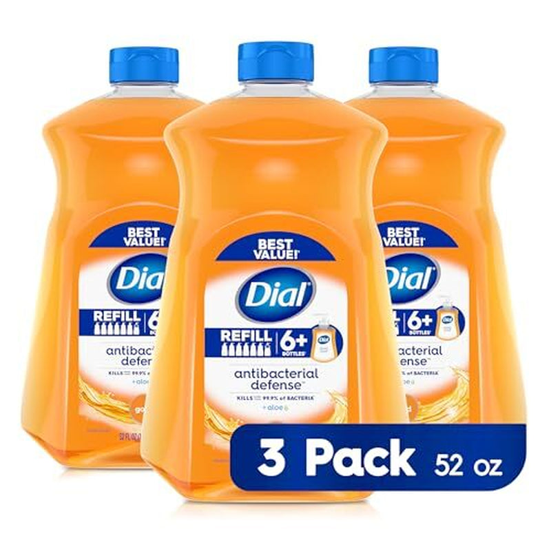 Dial Antibacterial Liquid Hand Soap Refill, Spring Assorted Scents , Sizes