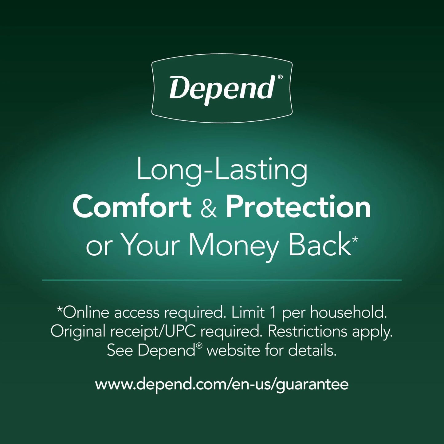 Night Defense Incontinence Underwear for Women, Adult Diapers, XL, 48 Count