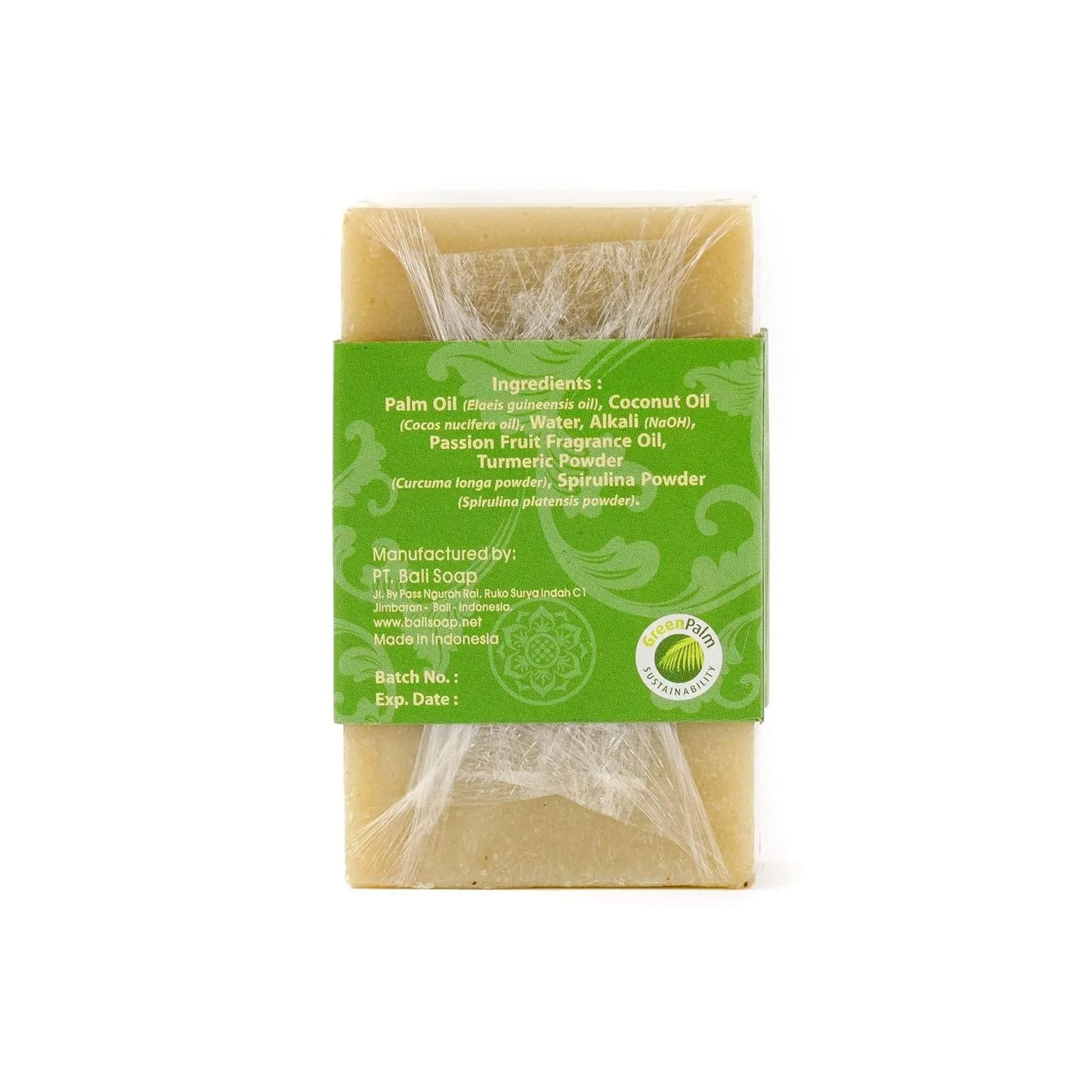 Bali Soap - Passion Fruit Natural Soap Bar for Women & Men - All Skin Type, 3.5 Oz, 3 Bars