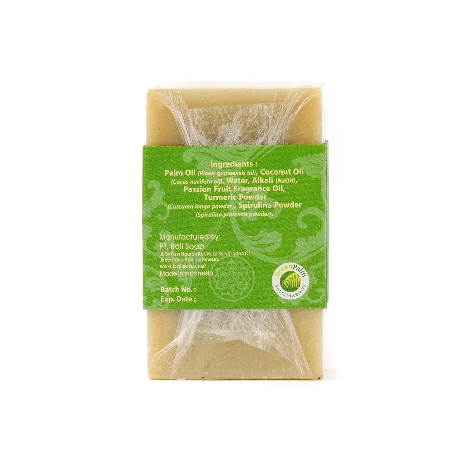 Bali Soap - Passion Fruit Natural Soap Bar for Women & Men - All Skin Type, 3.5 Oz, 3 Bars